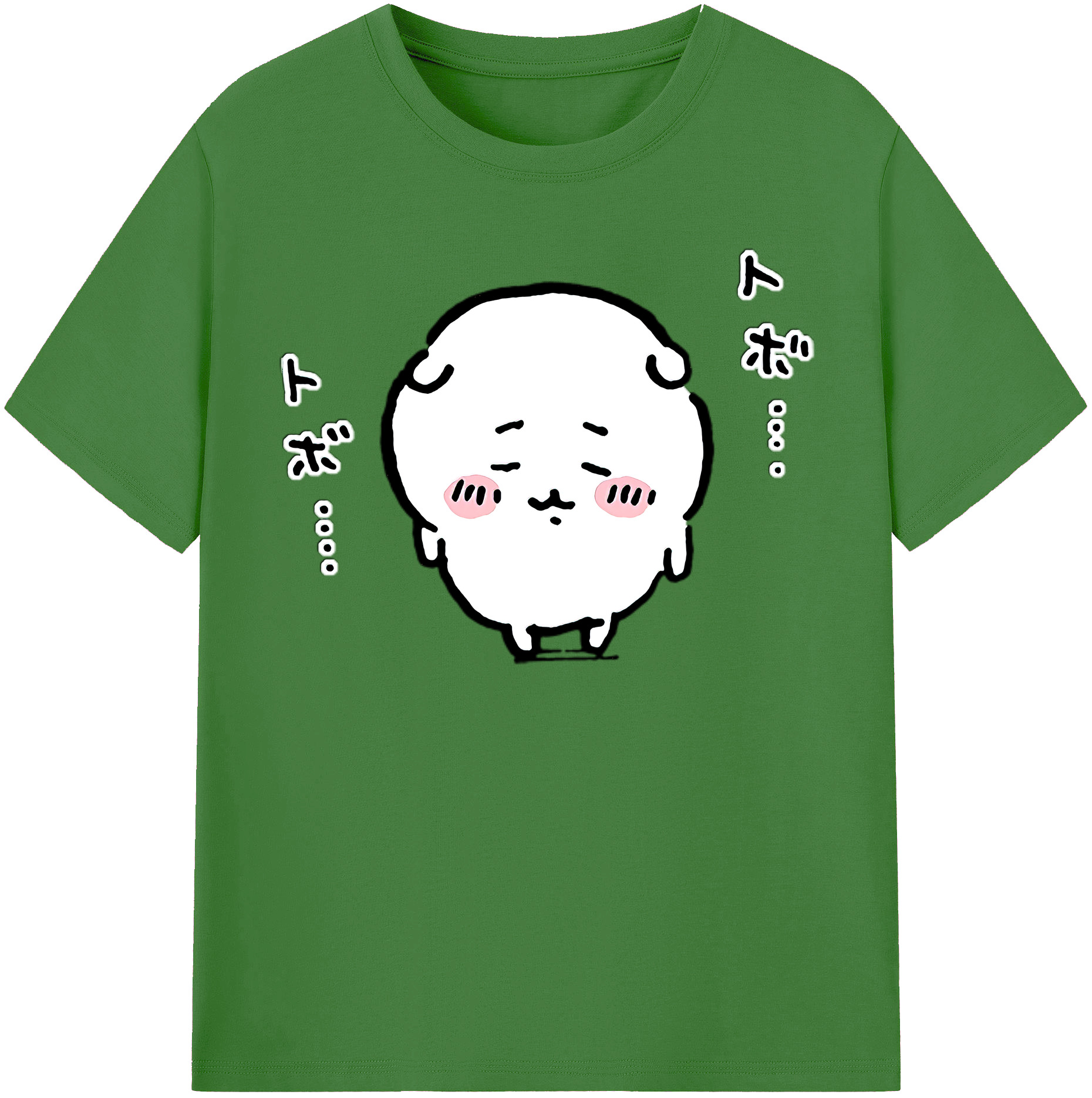 （画像用） ちいかわ ちいかわ Chii-kawa chiikawa レディースカジュアルプリントTシャツ（綿100％）